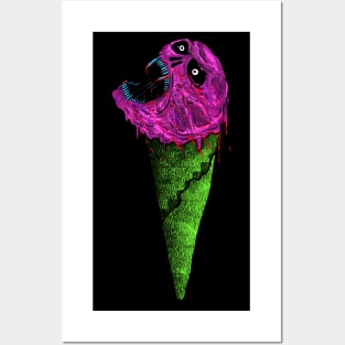 Cone Ice Scream Posters and Art